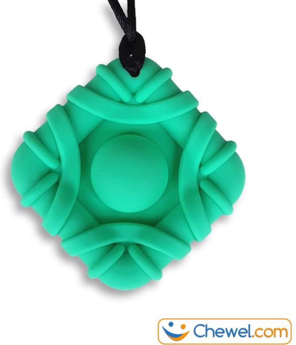 Bijtketting Plop Kauwketting | Ploppen en Bijten - Groen